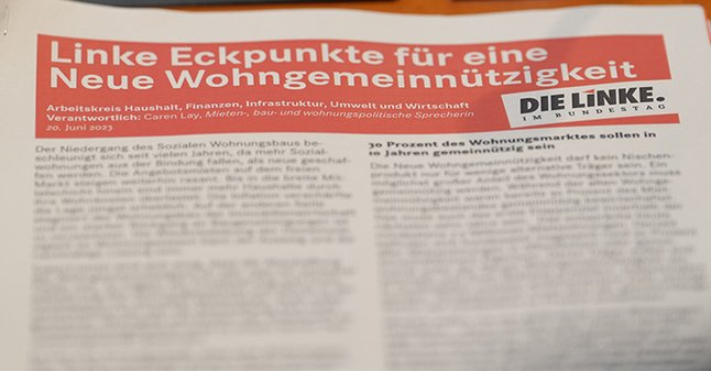 Konzept Wohngemeinnützigkeit