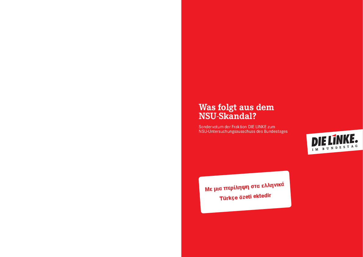Sondervotum nsu untersuchungsausschuss september 2013