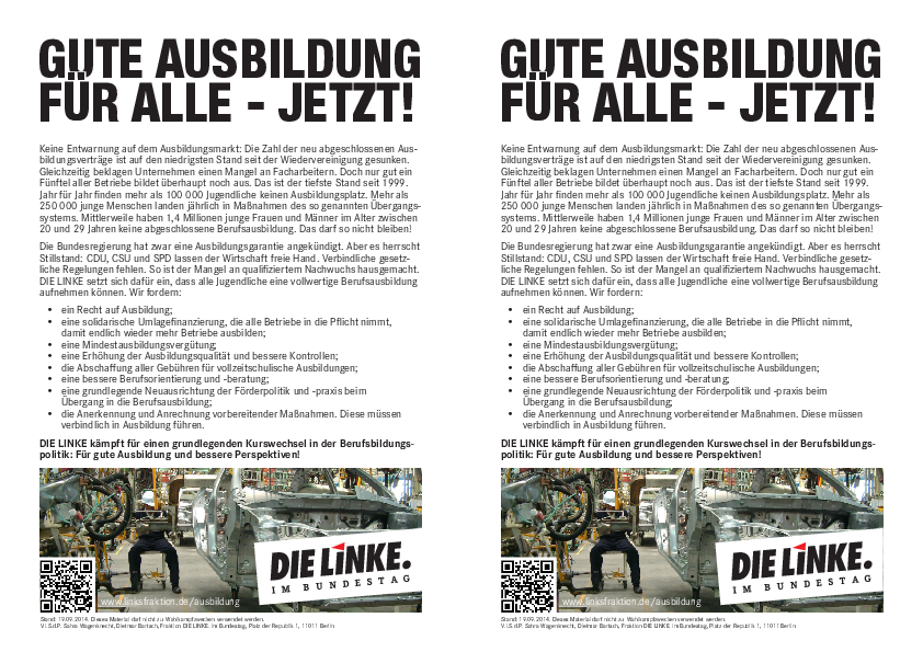 20140919 gute ausbildung fuer alle jetzt