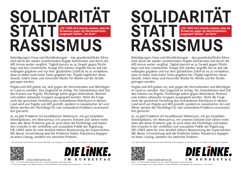 20151016 flugblatt solidariaet statt rassismus