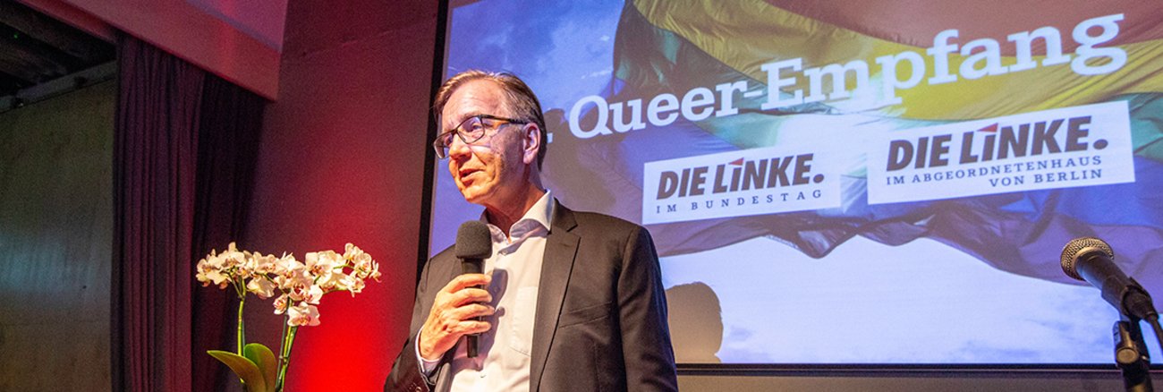 Queer-Empfang 2018: Dietmar Bartsch  Queer-Empfang 2018: Dietmar Bartsch