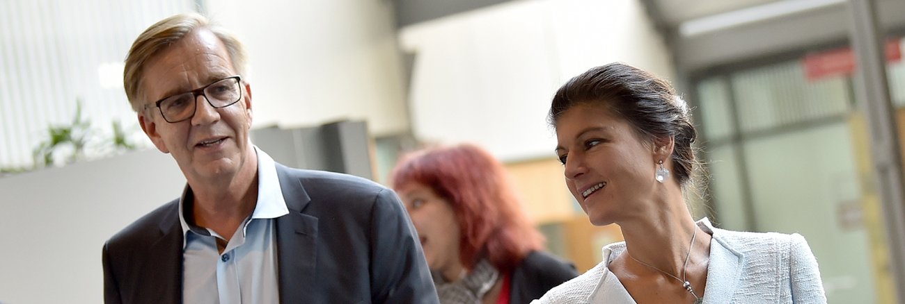 Dietmar Bartsch und Sahra Wagenknecht © Britta Pedersen/dpa