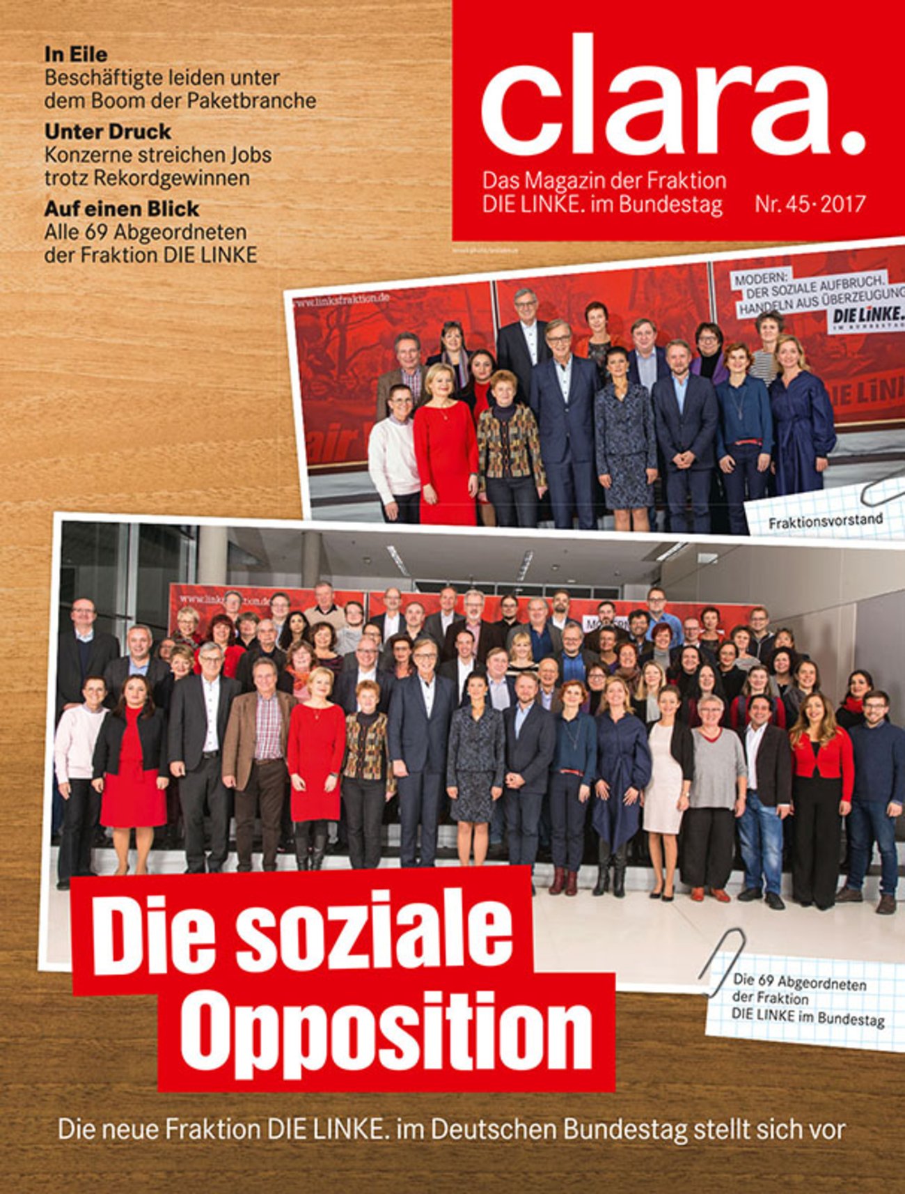 Clara 45 Titelseite