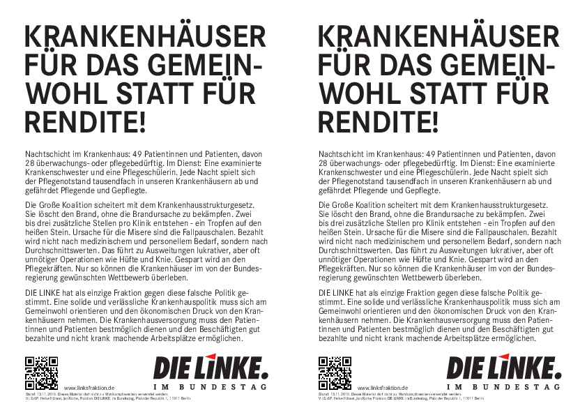 20151113 krankenhaeuser fuer das gemeinwohl statt fuer rendite