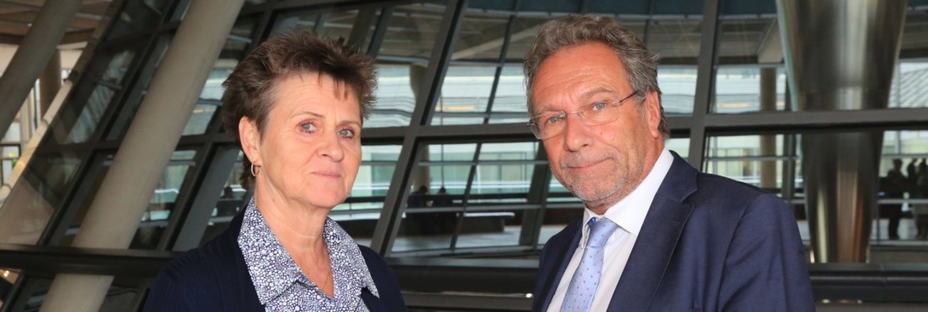 Sabine Zimmermann und Klaus Ernst