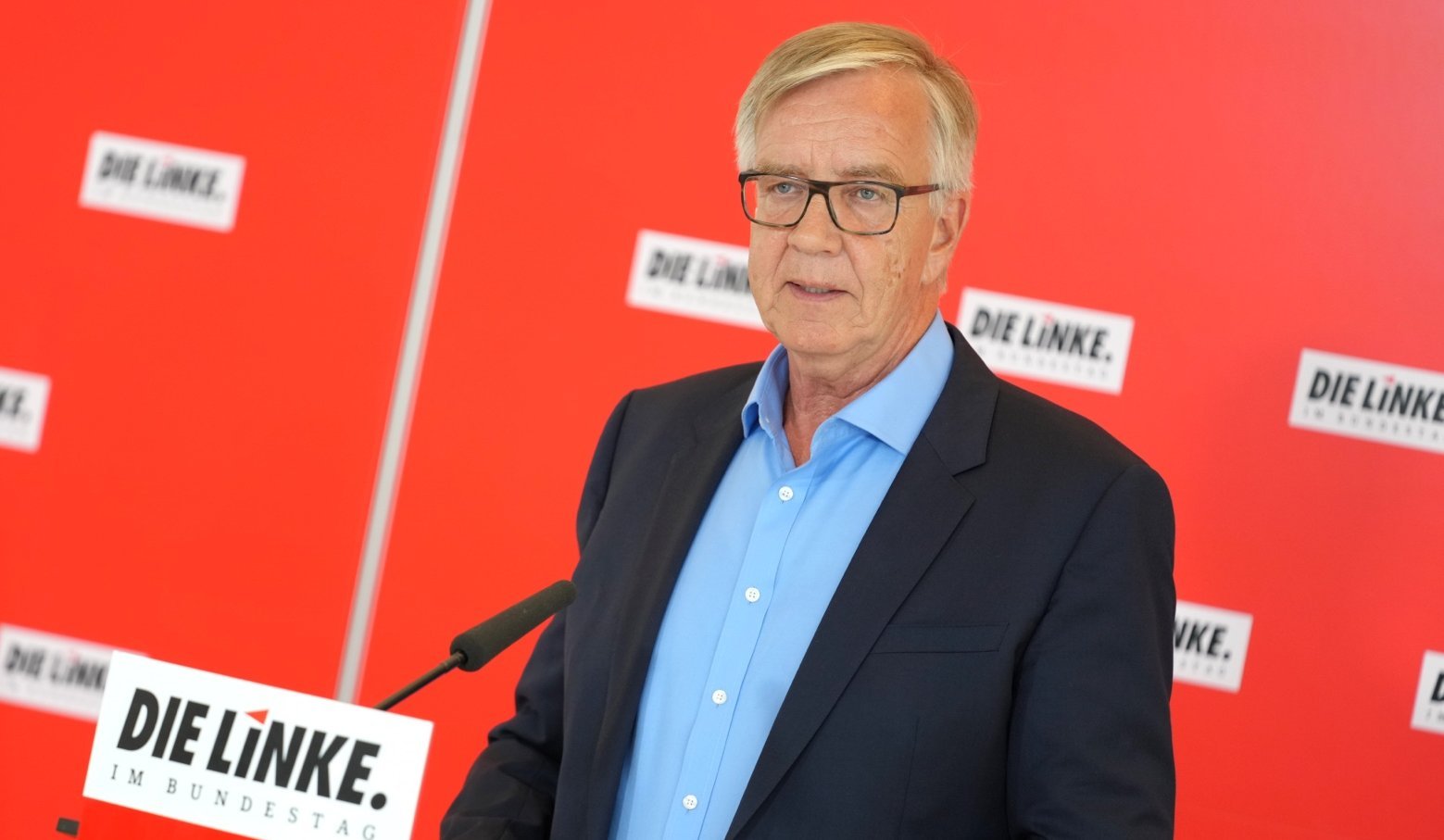 Pressestatement mit Dietmar Bartsch Pressestatement mit Dietmar Bartsch