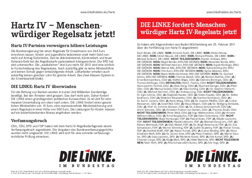 Flyer hartz 4