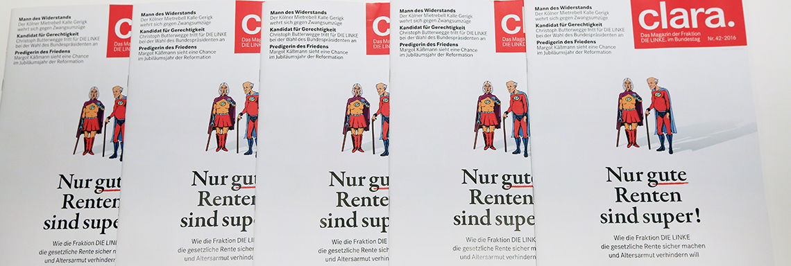 Clara Nr. 42: Nur gute Renten sind super Clara Nr. 42: Nur gute Renten sind super