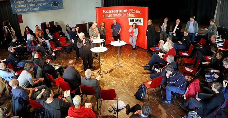 Diskussionsrunde beim Mietenratschlag in Köln am 28.10.2016 Diskussionsrunde beim Mietenratschlag in Köln am 28.10.2016