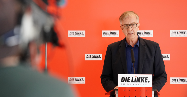 Pressestatement mit Dietmar Bartsch Pressestatement mit Dietmar Bartsch