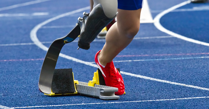 Sportler mit Beinprothese © iStockphoto.com/filrom