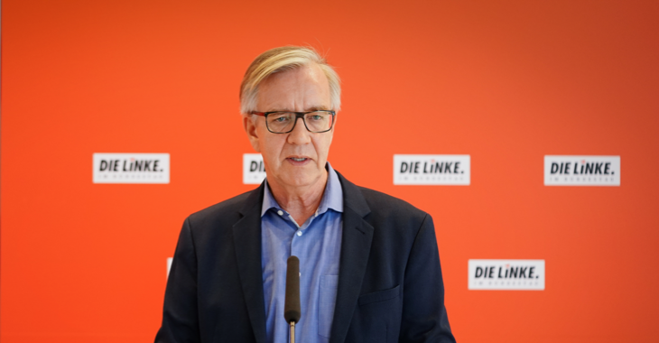 Pressestatement mit Dietmar Bartsch Pressestatement mit Dietmar Bartsch