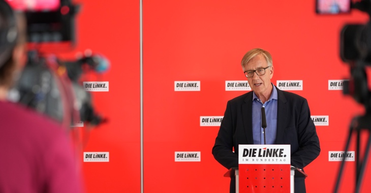 Pressestatement mit Dietmar Bartsch Pressestatement mit Dietmar Bartsch