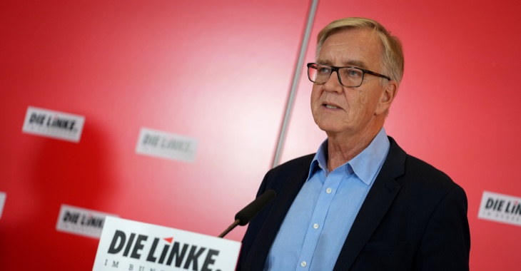 Pressestatement mit Dietmar Bartsch