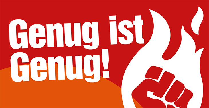 Genug ist Genug! Heißer Herbst für einen warmen Winter