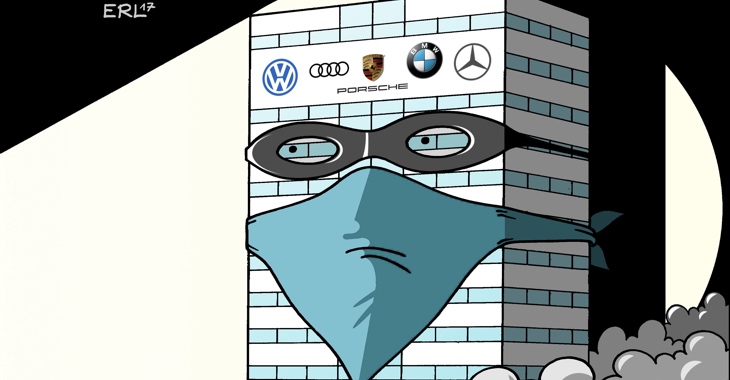 Karikatur: Autokartell - Erwischt © picture alliance/dieKLEINERT.de Karikatur: Autokartell - Erwischt © picture alliance/dieKLEINERT.de