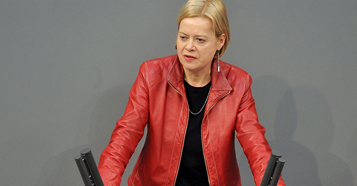 Gesine Lötzsch ©DBT/Achim Melde Gesine Lötzsch