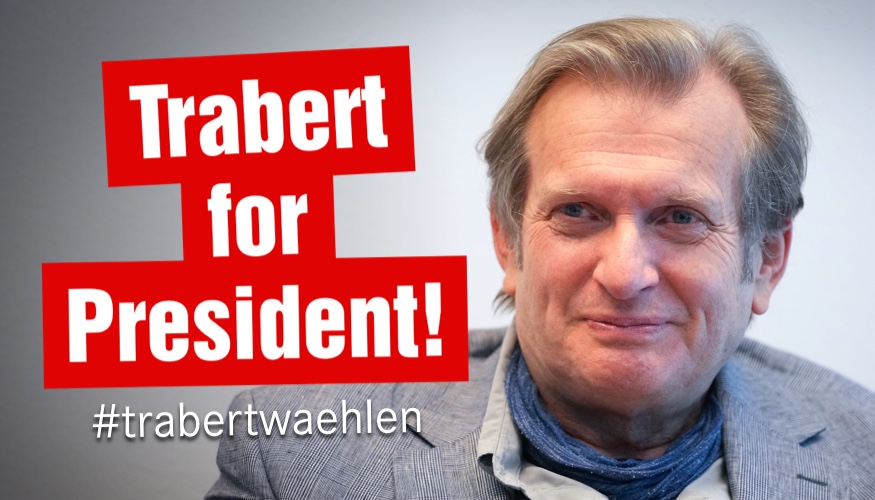 Professor Gerhard Trabert, Kandidat für das Amt des Bundespräsidenten - Trabert for President! +trabertwaehlen Professor Gerhard Trabert, Kandidat für das Amt des Bundespräsidenten - Trabert for President! +trabertwaehlen