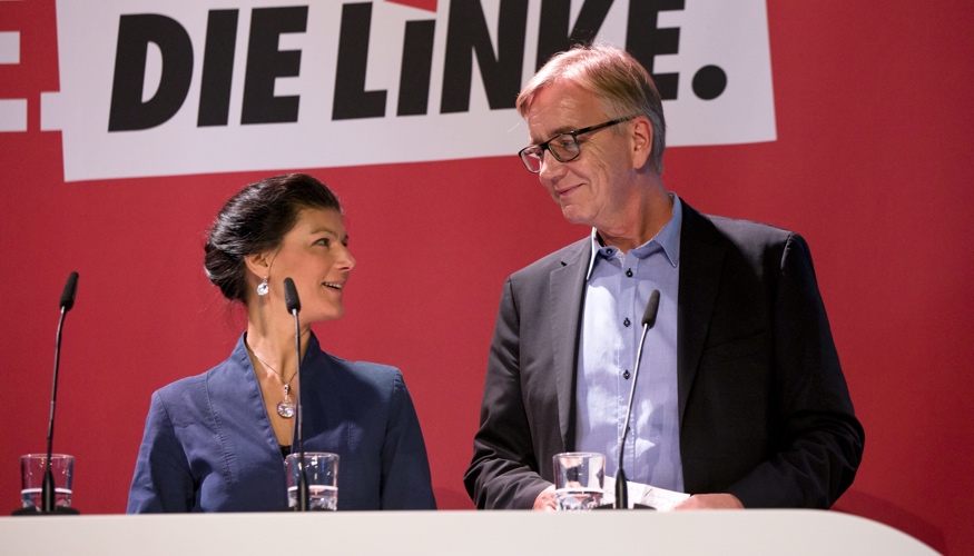 Sahra Wagenknecht und Dietmar Bartsch © dpa