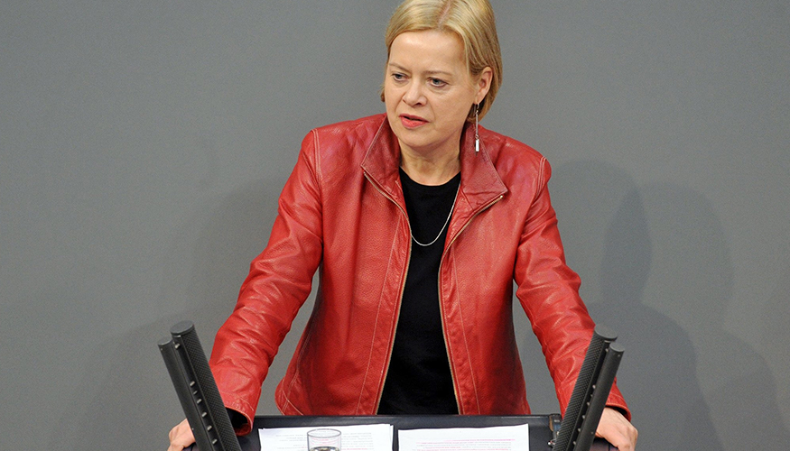 Gesine Lötzsch ©DBT/Achim Melde Gesine Lötzsch